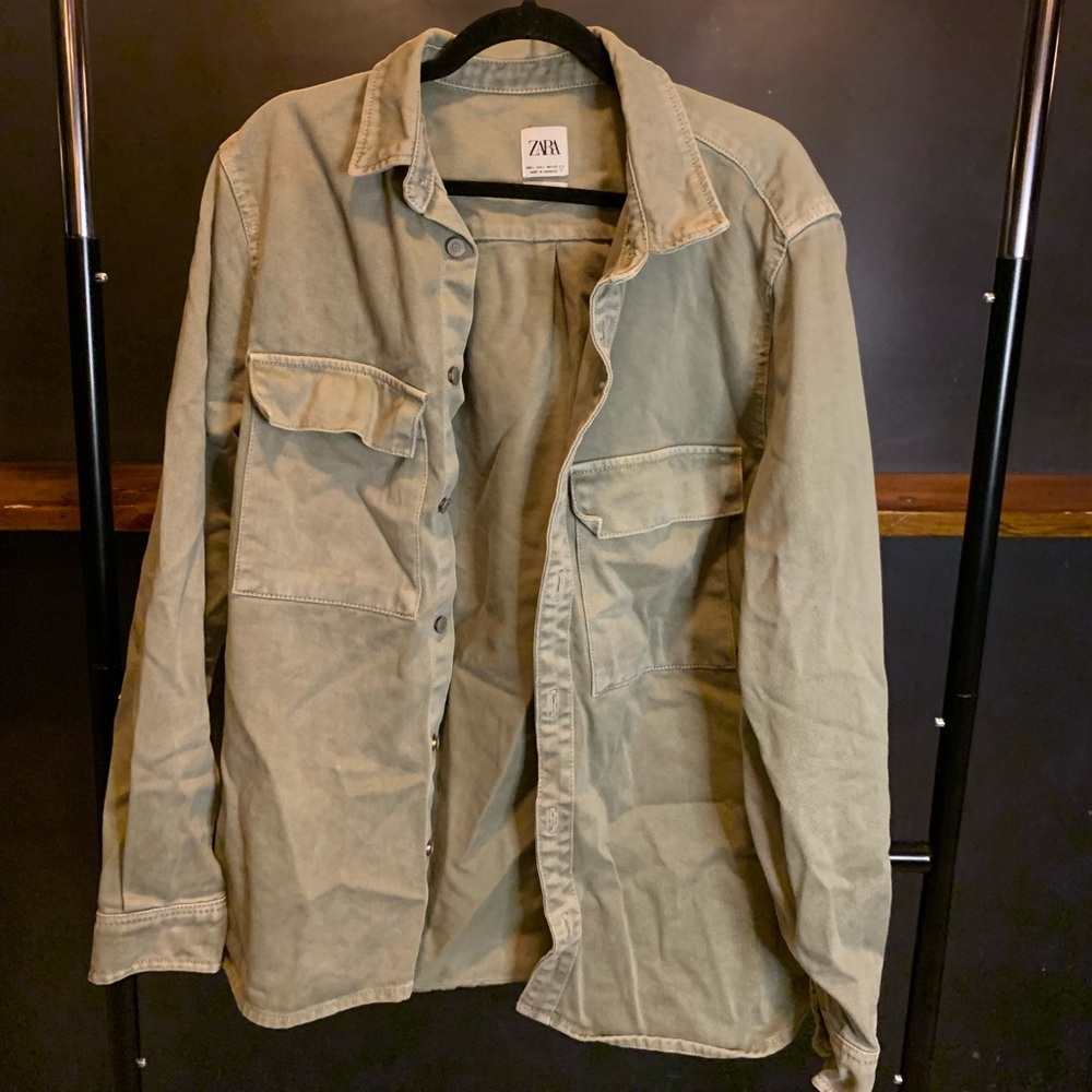 Very cool faded Zara Denim-like lightweight jacket